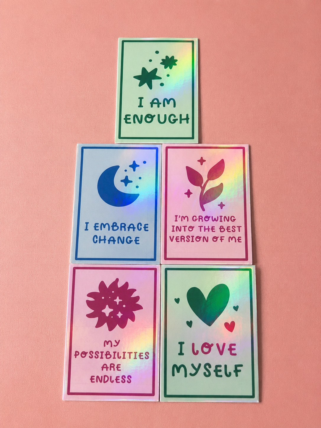 5 piece motivational magnets