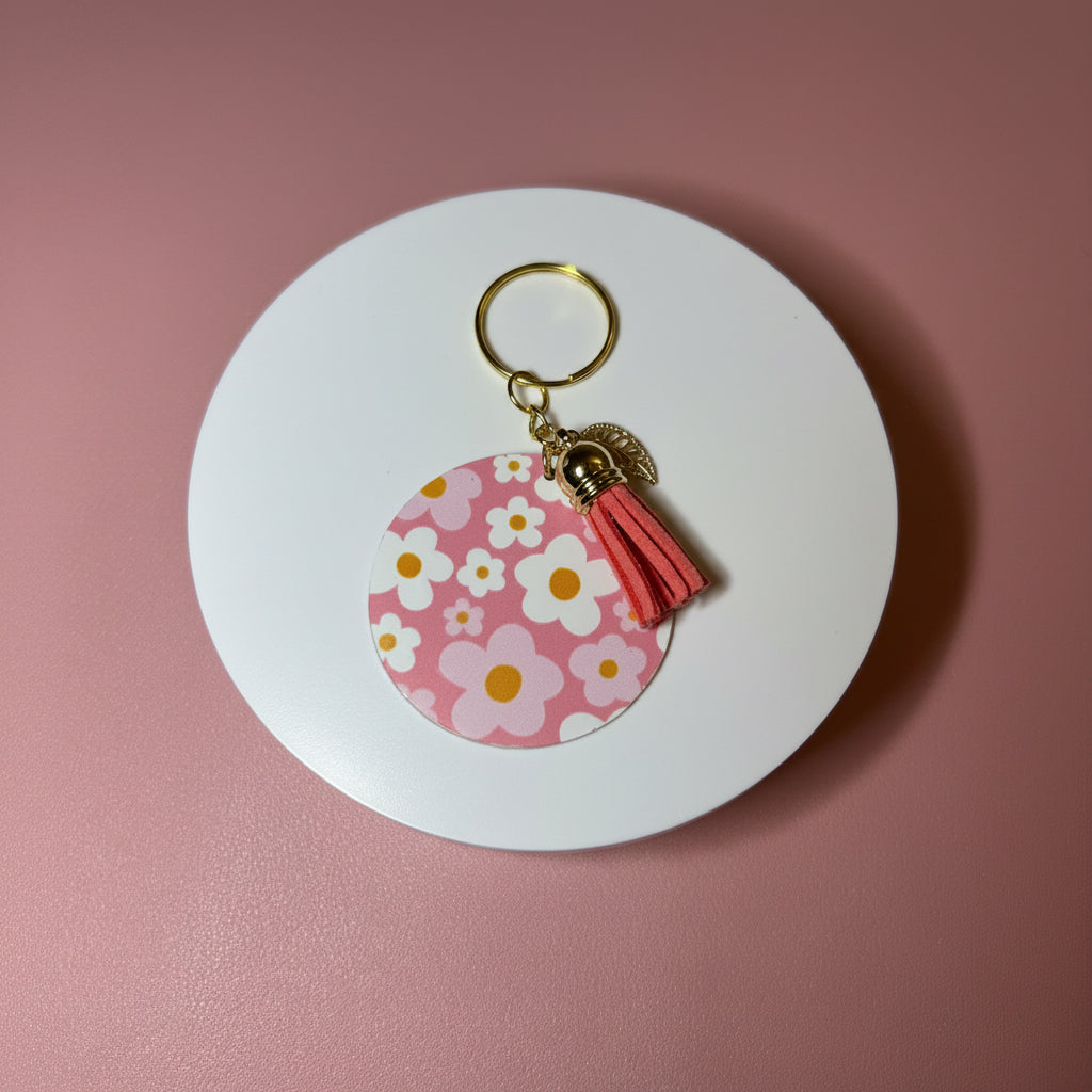 round keychains with charms