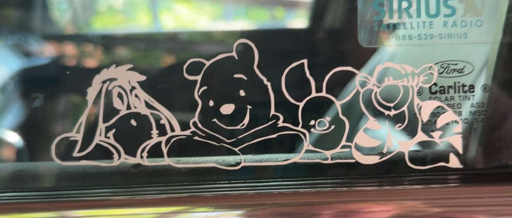 custom car decals (one color)